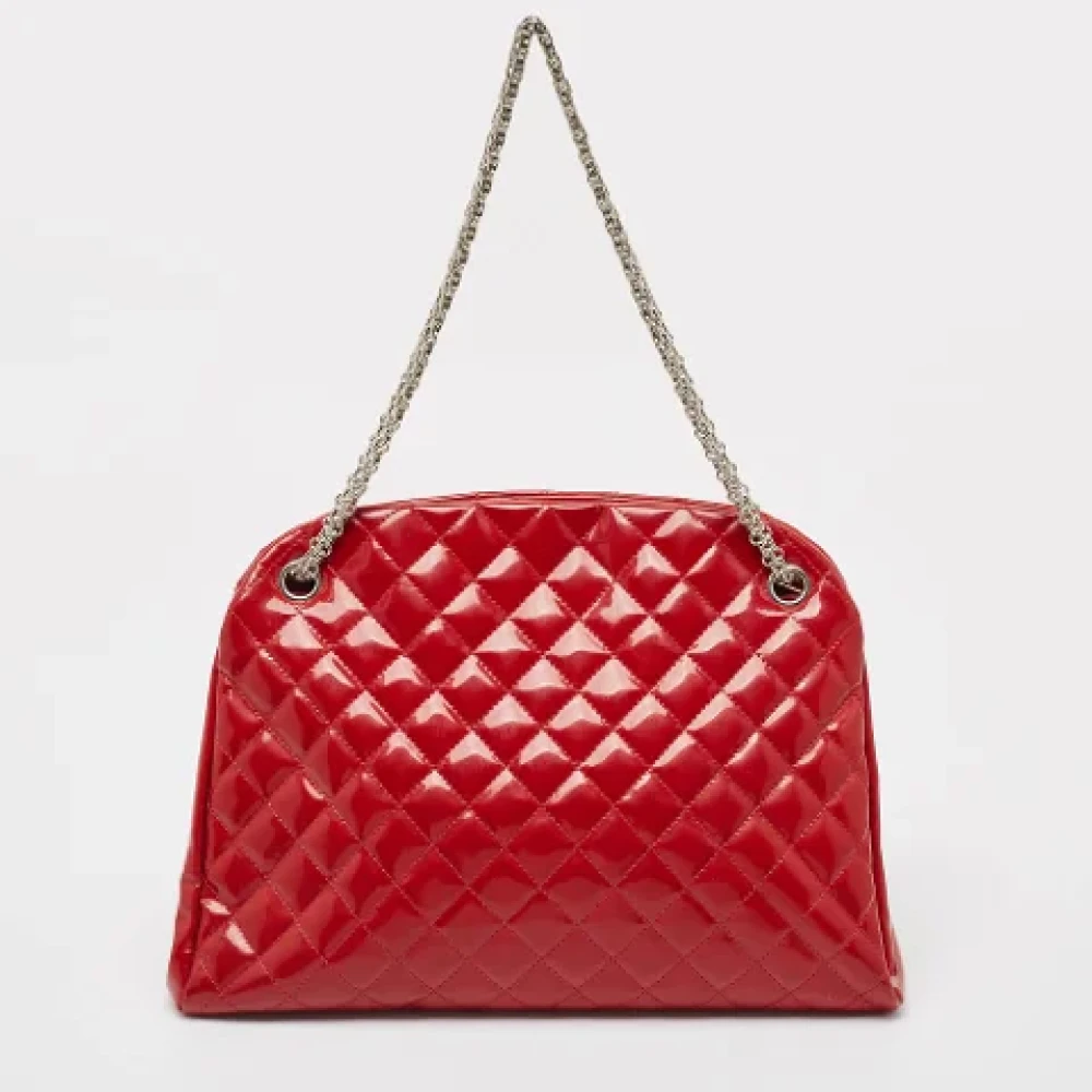 Chanel Vintage Pre-owned Leather chanel-bags Red Dames