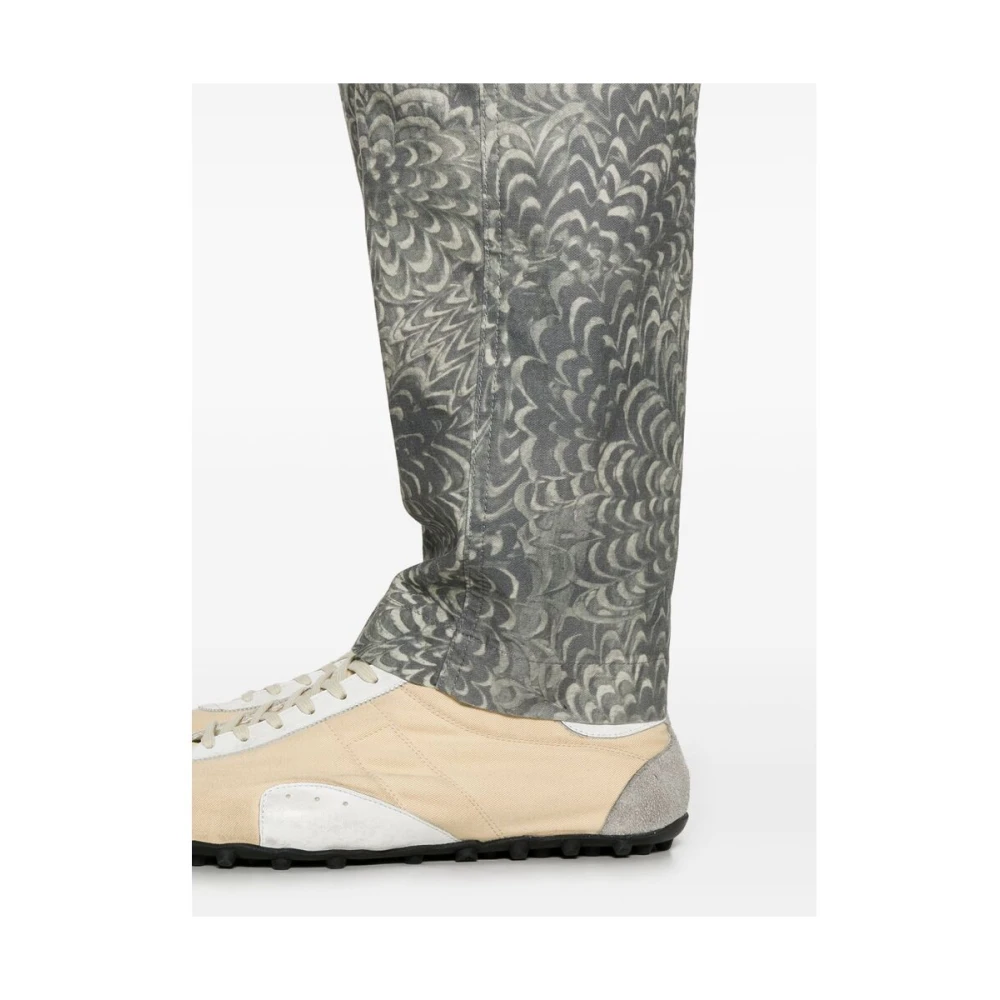 Dries Van Noten Grijze Chino Broek met Zakken Gray Heren