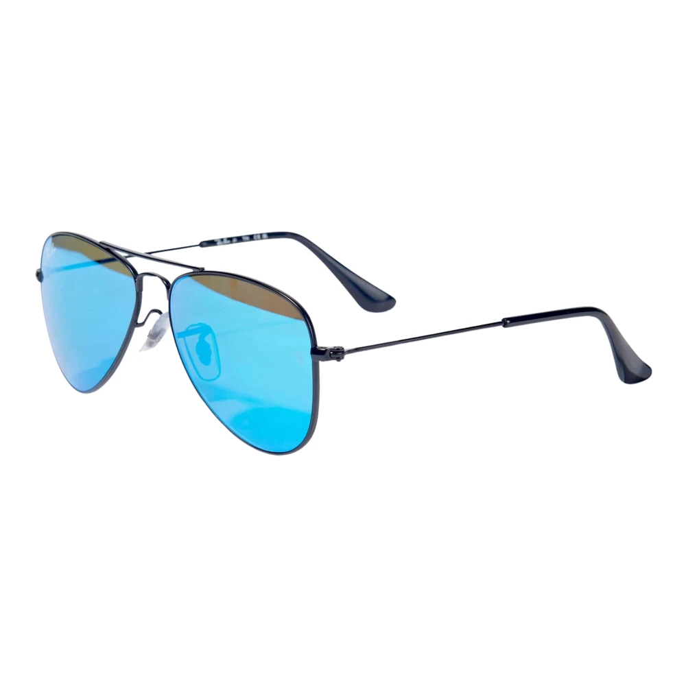 Ray-Ban Unisex Kids Black Sunglasses, One Size, Aviator Sunglasses