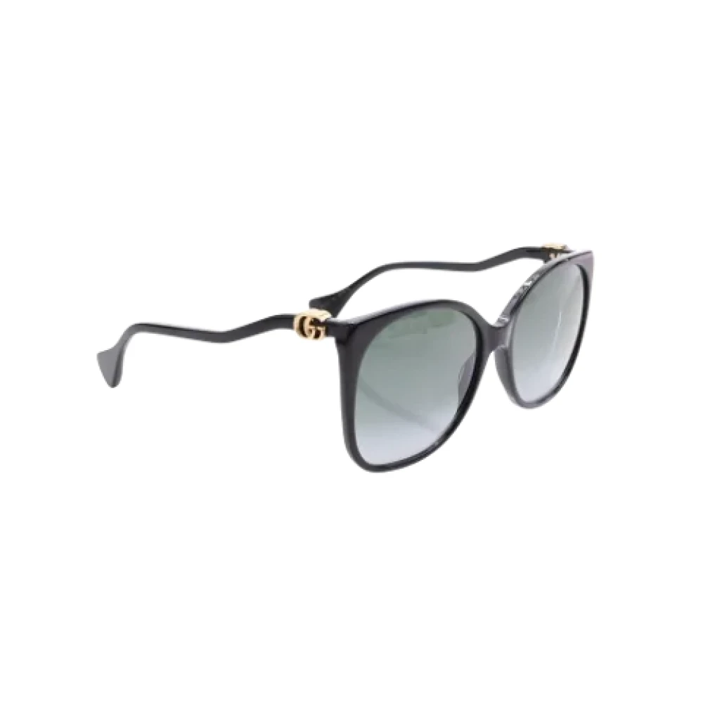 Gucci Vintage Pre-owned Plastic sunglasses Black Dames