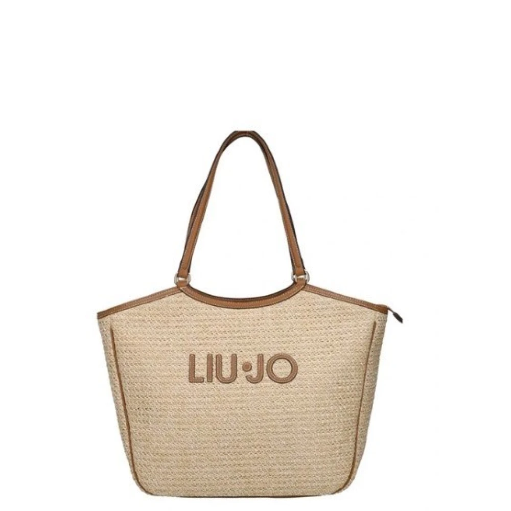 Liu Jo Vrouw Beige Tassen Dames, One Size, Ferielle Shopper