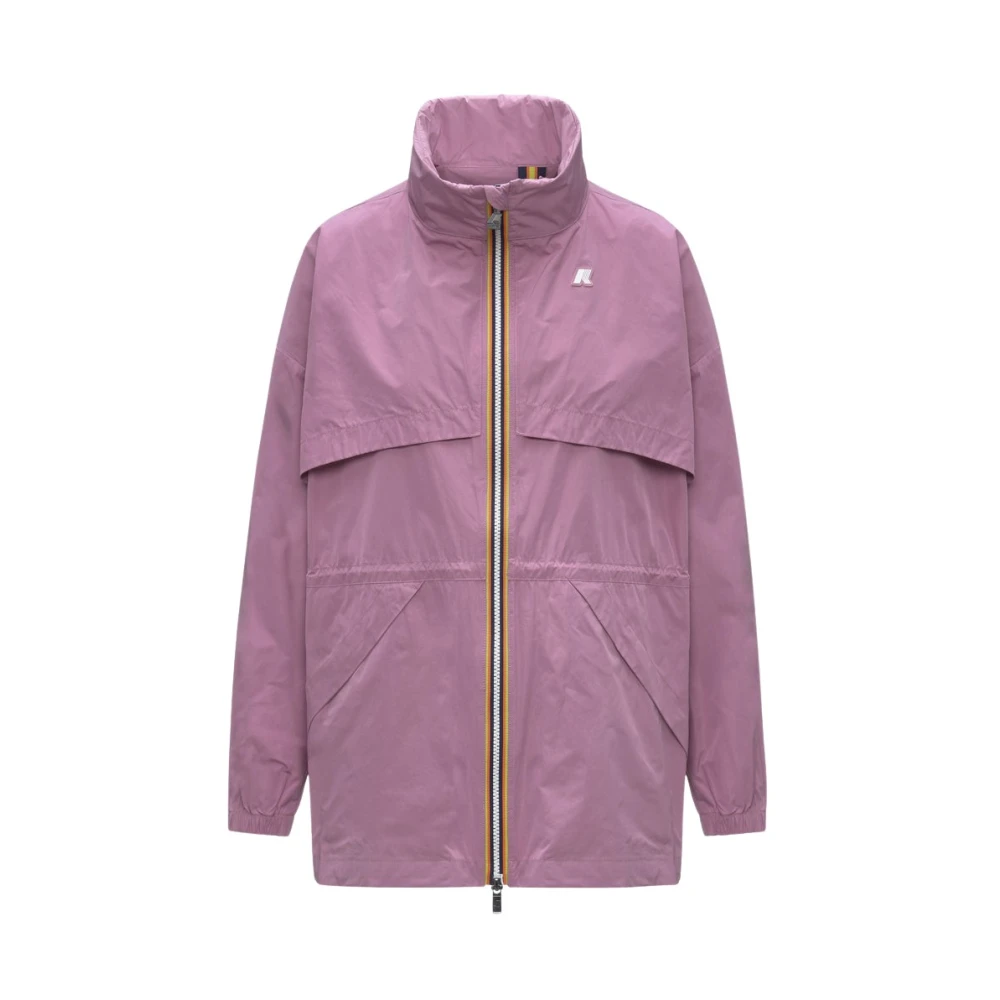 K-Way Femme Violet - Aubeline Memory Touch - Manteaux - Taille: 38 Fr