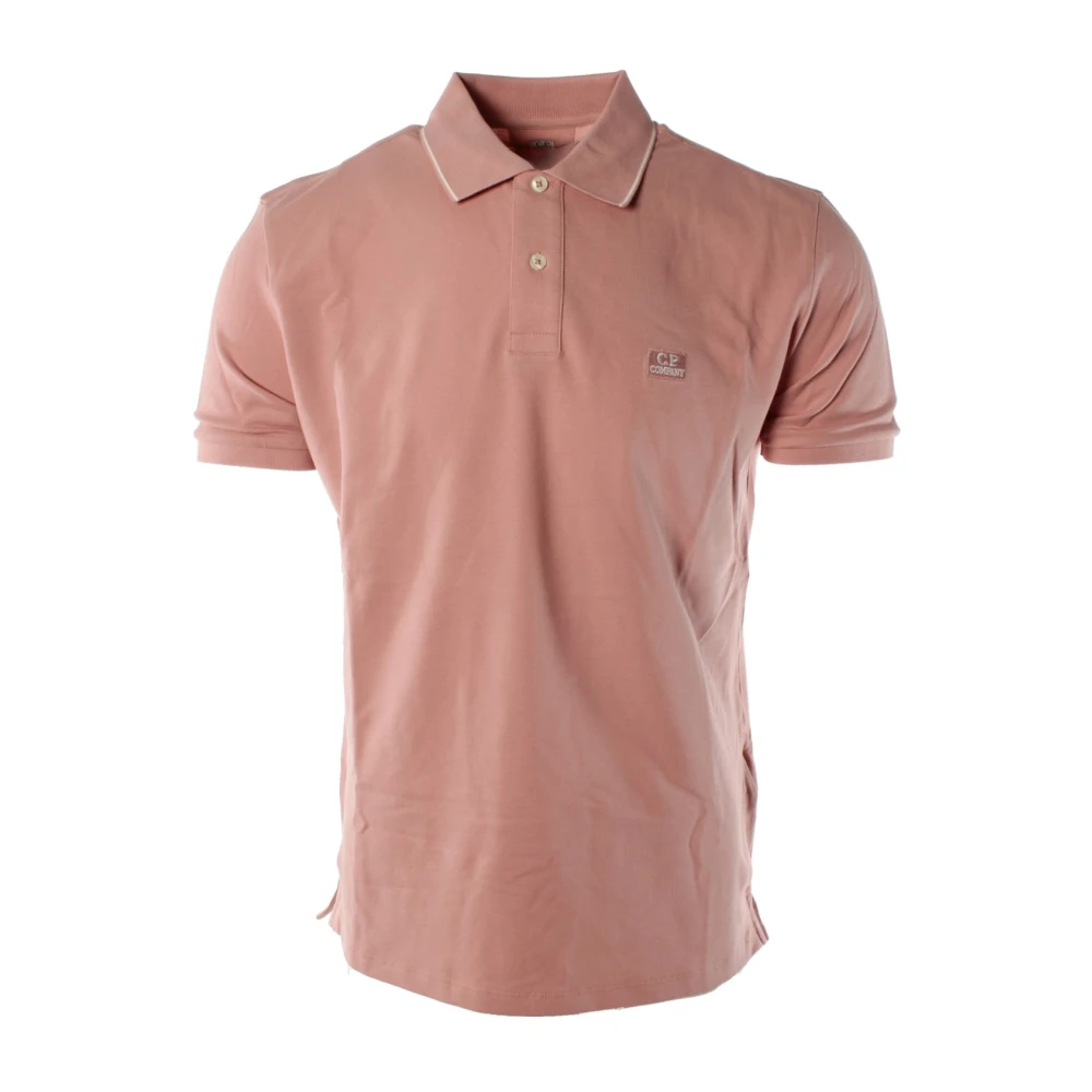 C.p. Company Men's Pink Polo Shirt Stretch Piquet - Polo Shirts - M - Tops