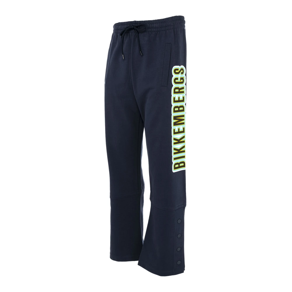 Bikkembergs Sportieve Heren Trainingsbroek Navy Blauw Blue Heren