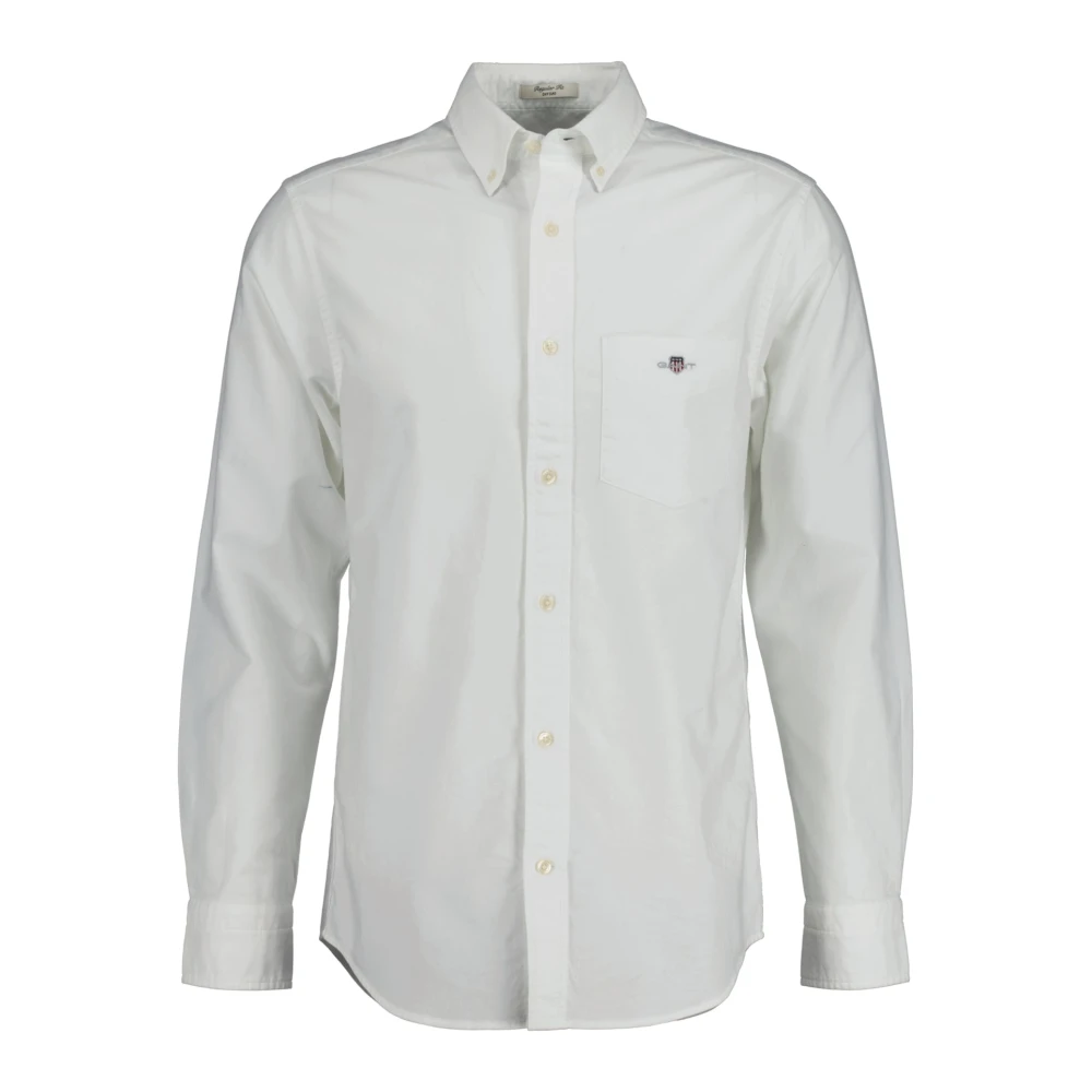 Gant Blouses Shirts White, Herr