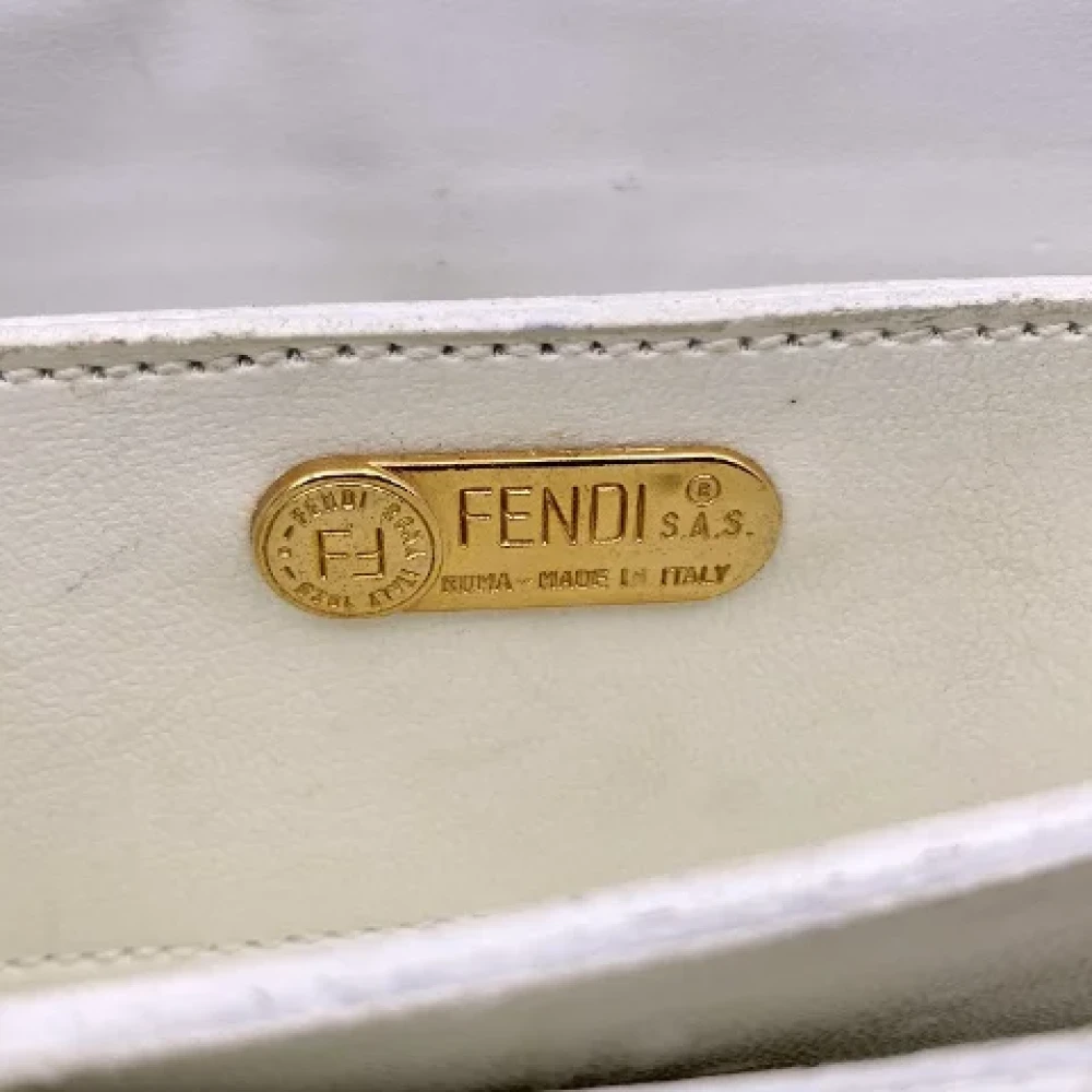 Fendi Vintage Pre-owned Leather fendi-bags White Dames