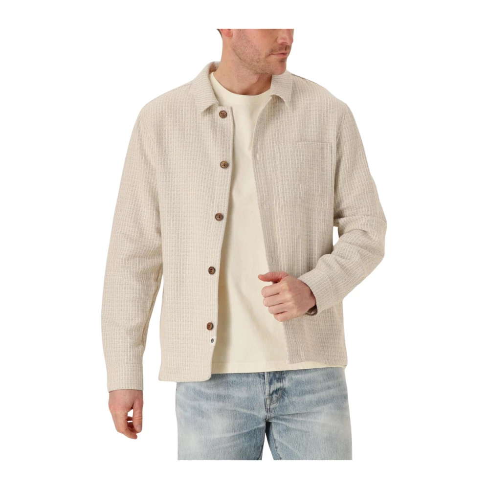 Anerkjendt Casual Overshirt voor Heren Beige Heren