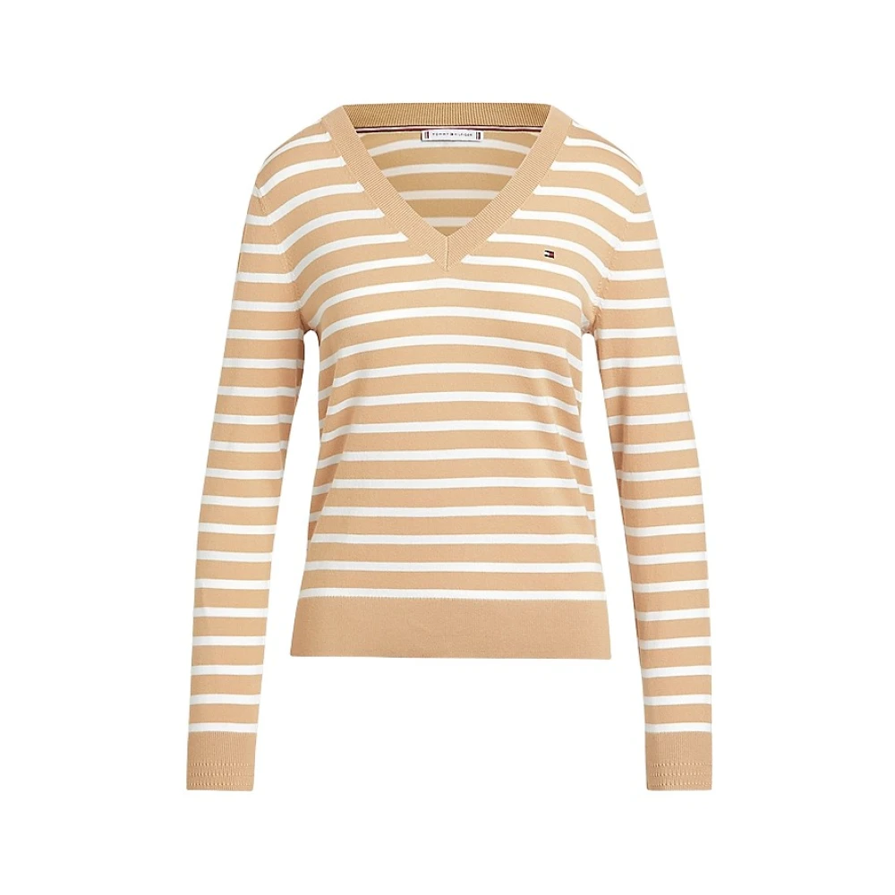 Knitwear > V-neck Knitwear - - Tommy Hilfiger - Modalova