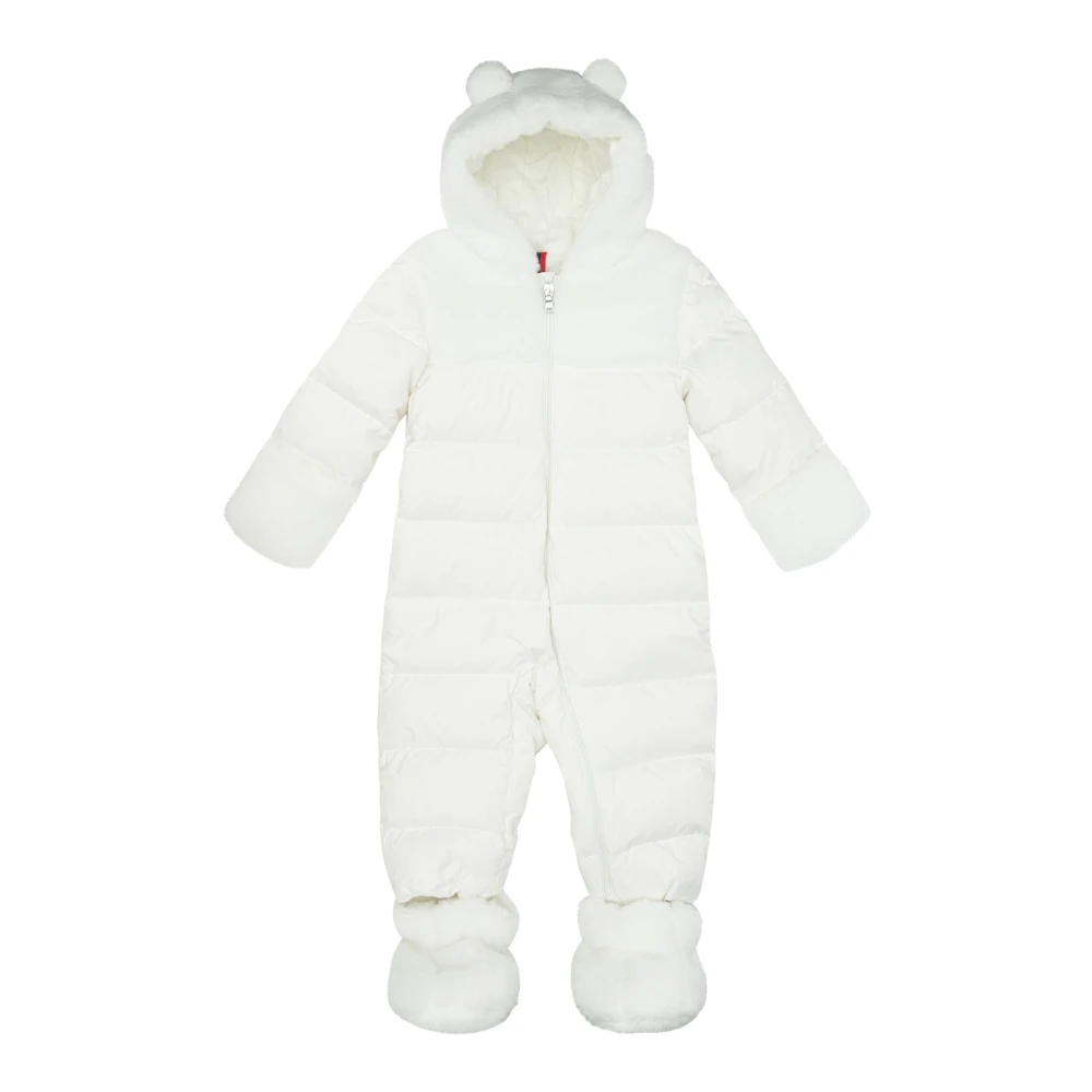 Moncler , Kids Overalls, Male, White, 3 Y, Osof Down Snowsuit