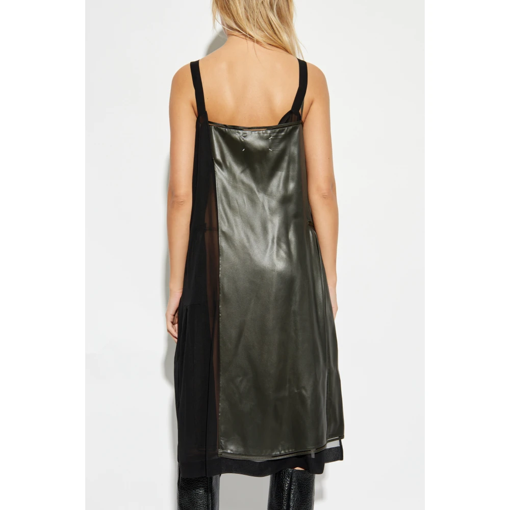 Maison Margiela Jurk met strikken Black Dames