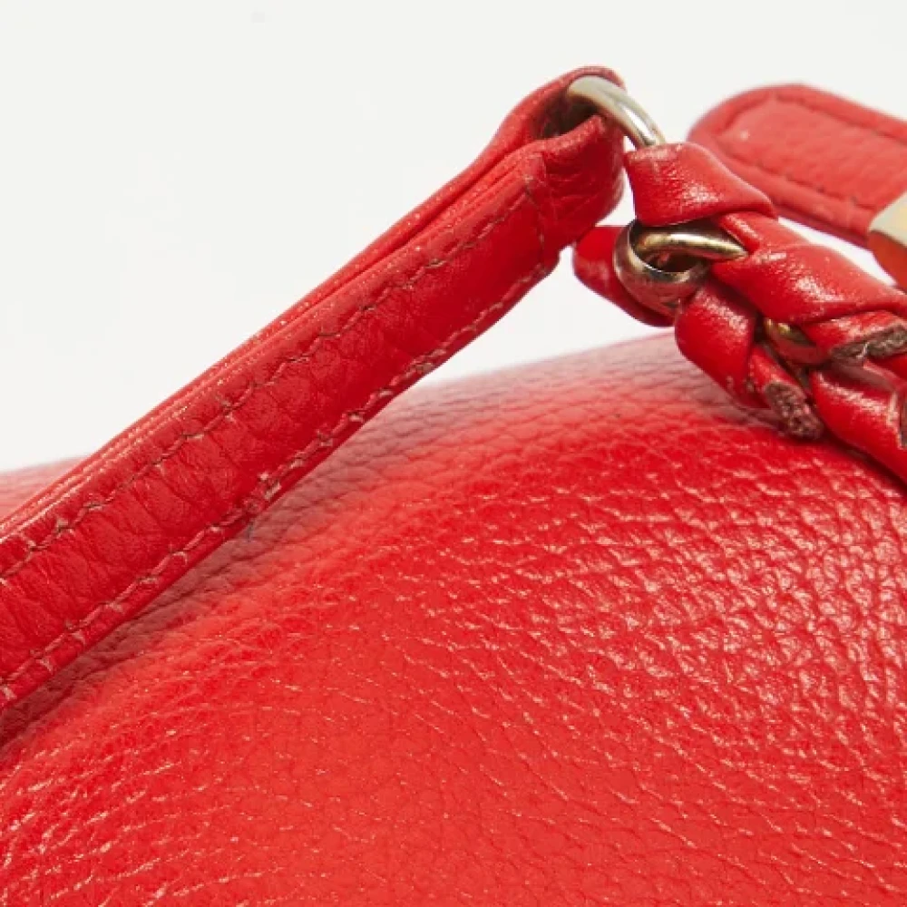 MCM Pre-owned Leather backpacks Red Dames