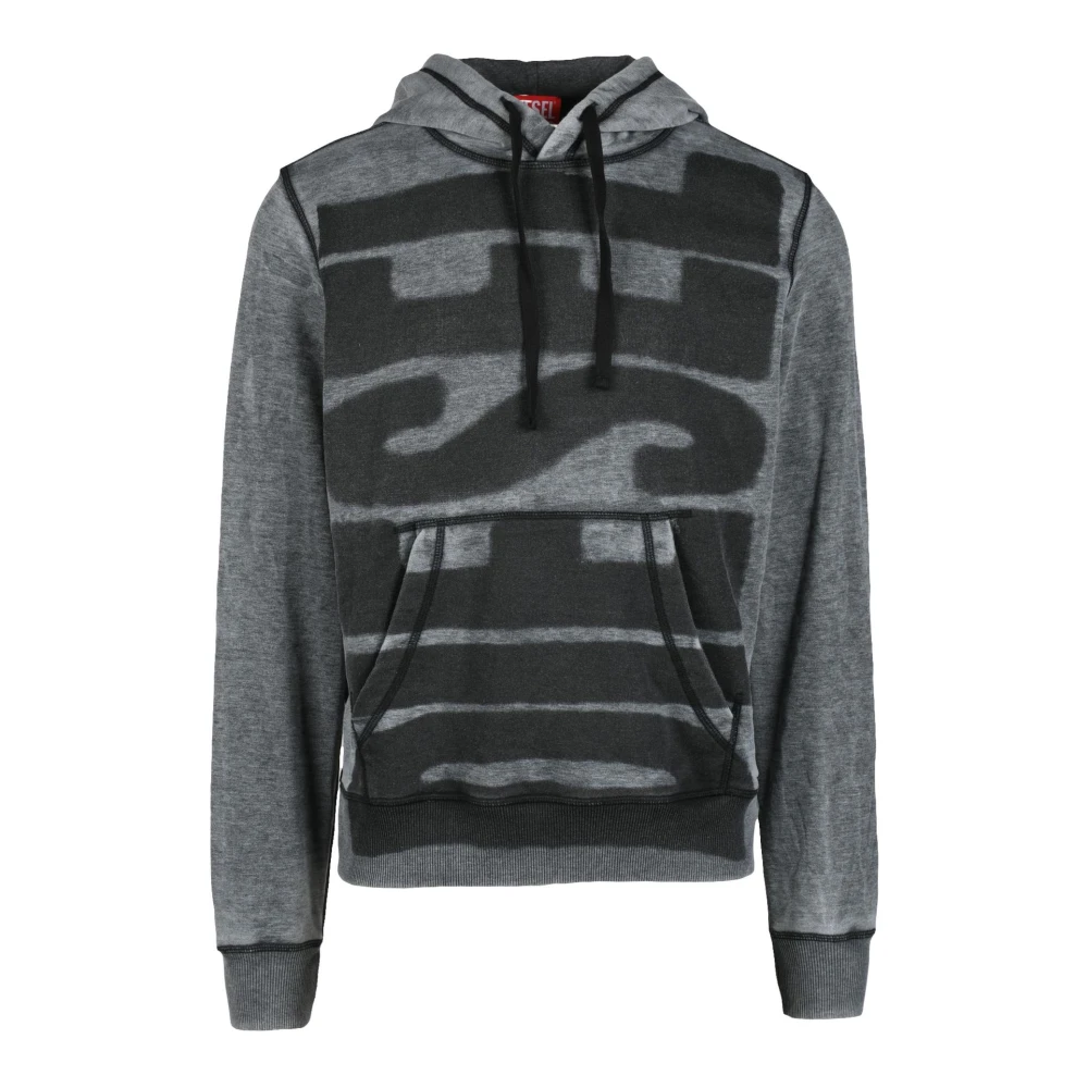 Diesel Uomo Grigio Felpe, L, New,