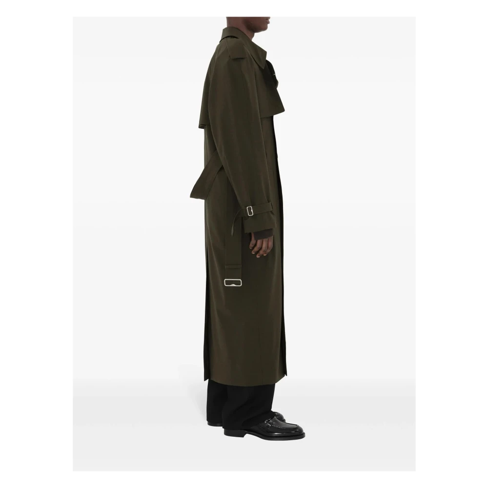 Burberry Bruin Melange Wollen Trui Brown Heren
