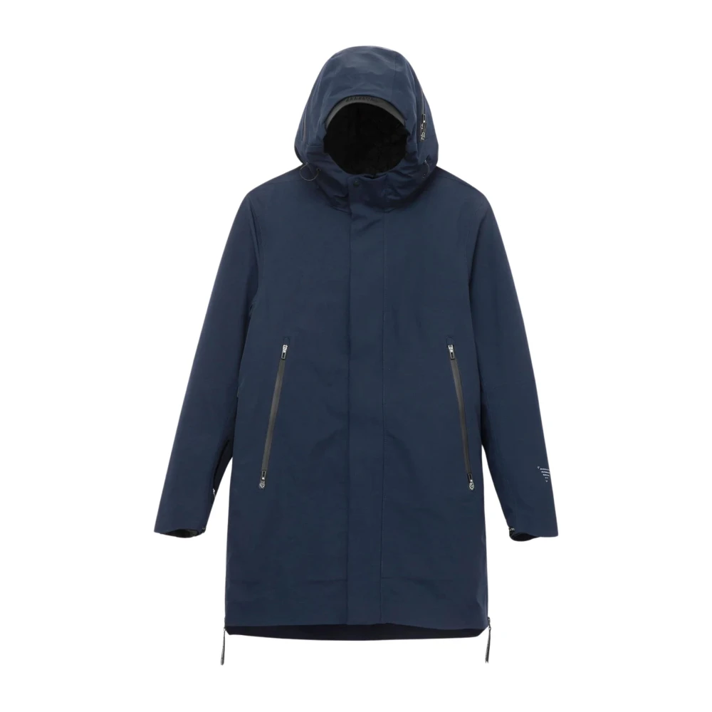 Krakatau Waterdichte Parka met Afneembare Binnenjas Blue Heren