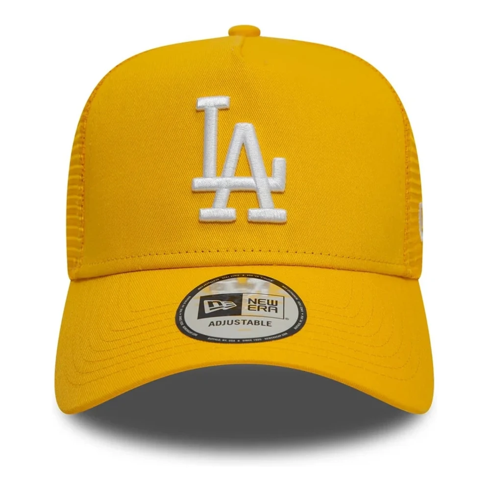 new era Gele Dodgers League Trucker Pet Yellow Heren