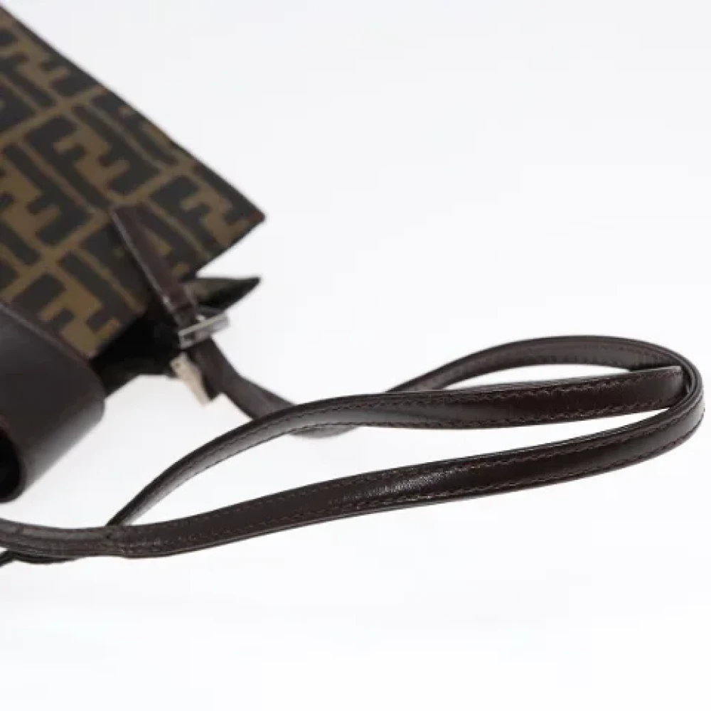 Fendi Vintage Pre-owned Canvas fendi-bags Brown Dames
