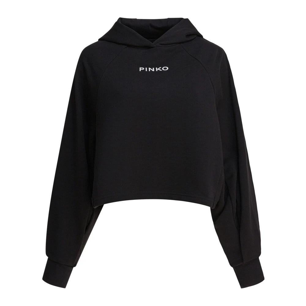Pinko Women's Black Knitwear Aw25 Elegant Style - Hoodies - M - Sweatshirts & Hoodies