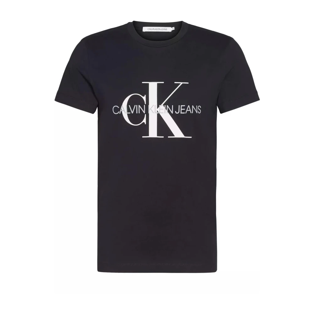 Calvin Klein Jeans Men's Black Logo Tee Short Sleeve 2XL