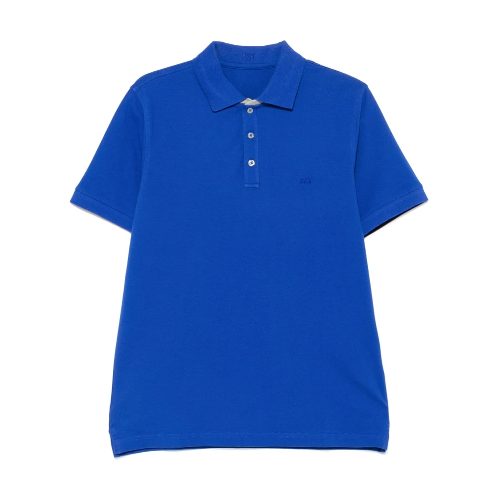 Fay - Tops > Polo Shirts - Blue - Fay - Modalova