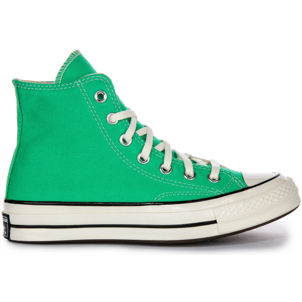 Converse Women's Green Vintage Canvas Hi-Top Trainers - Sneakers - 6 Uk - Shoes