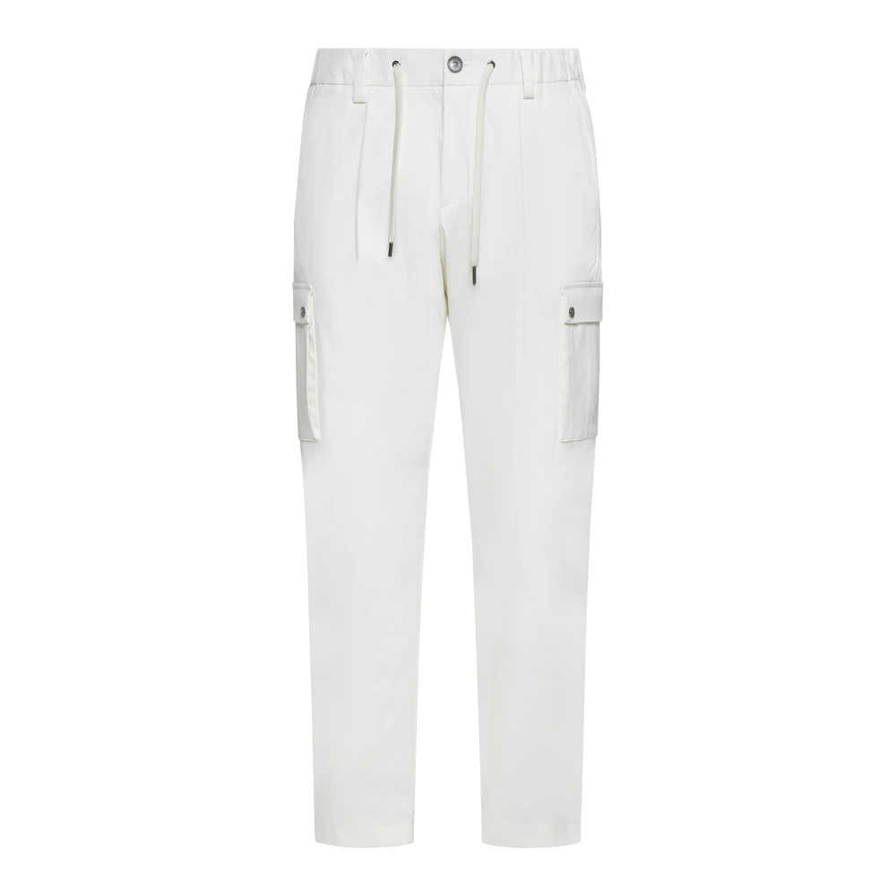 Herno Witte Resort Broek White Heren