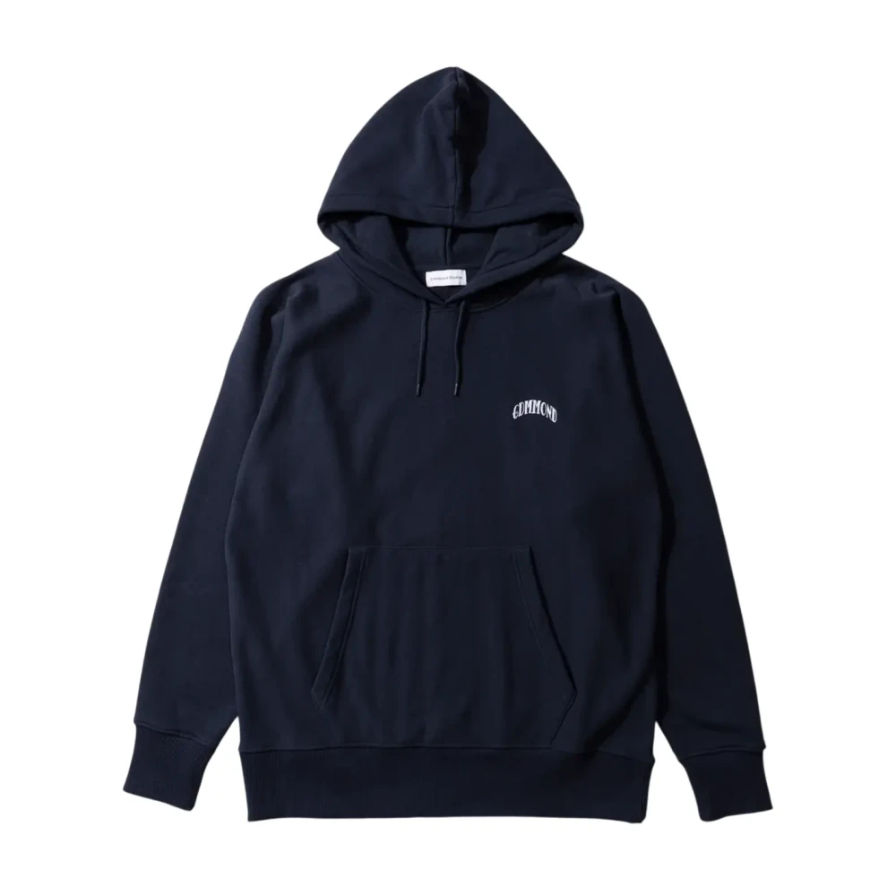 Edmmond Studios Men's Blue Core Logo Hoodie - Hoodies - Xl - Sweatshirts & Hoodies