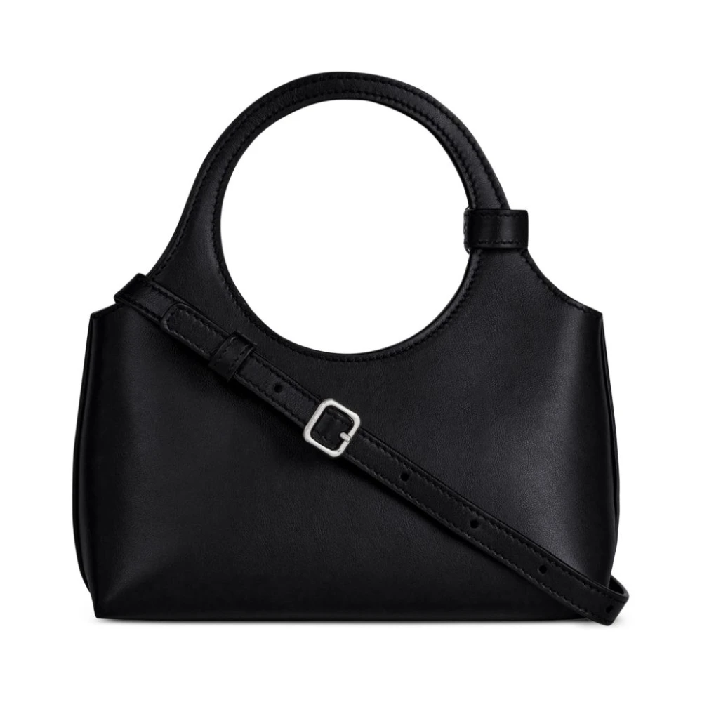 Courrèges Zwarte Top Handvat Schoudertas Black Dames