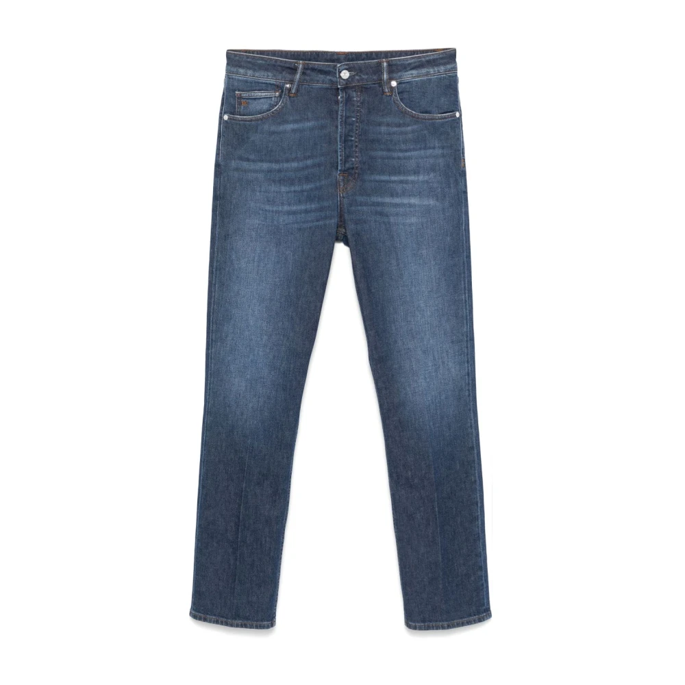 Nine In The Morning Blauwe Jeans met Indigo Knoopsluiting Blue Heren