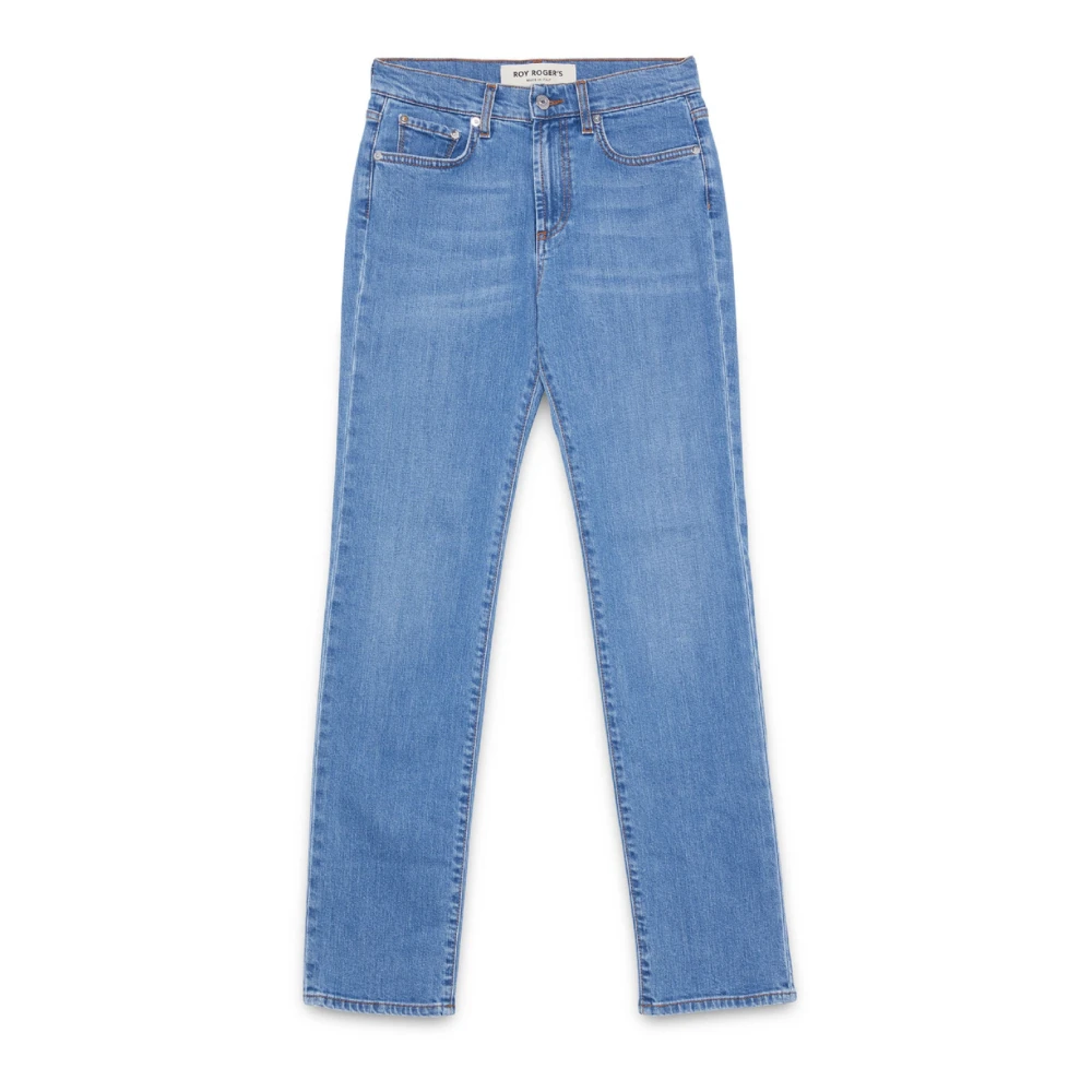 Roy Roger's Women's Blue Straight Fit Jeans, W30, Clothing Jeans Ss24