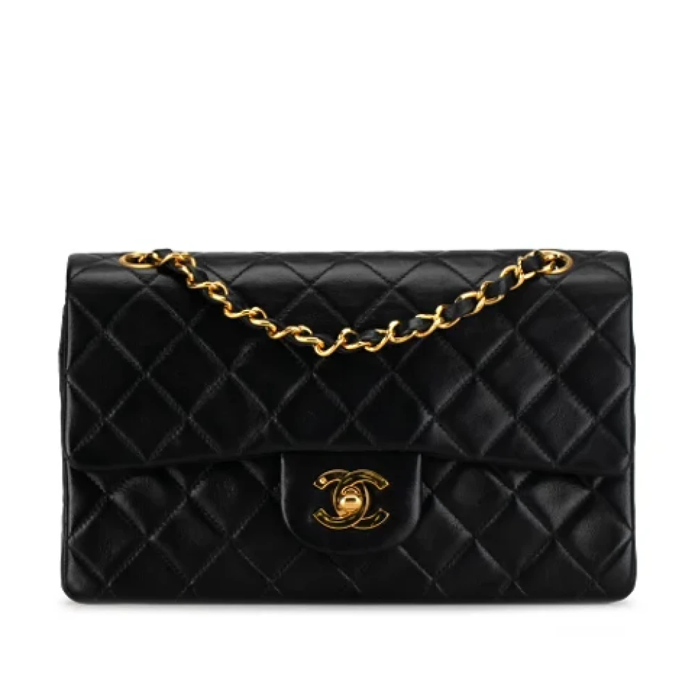 Chanel Vintage Pre-owned Leather chanel-bags Black Dames