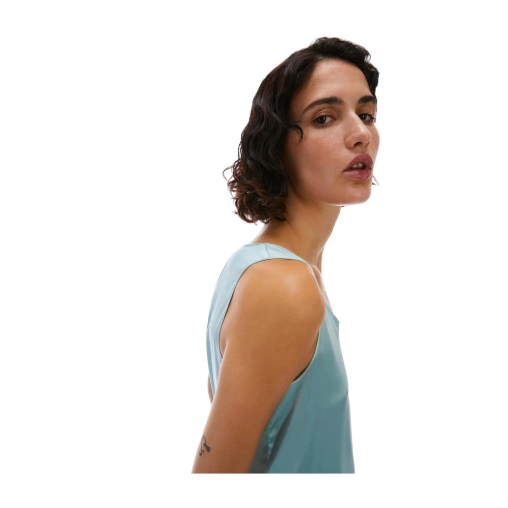 Pennyblack Zijden Tops en Hemdjes Blue Dames