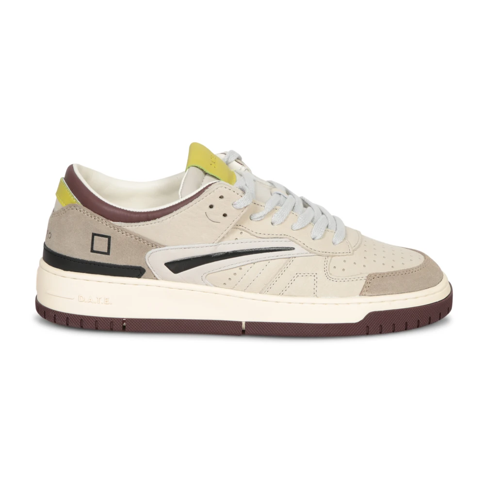 D.a.t.e. Men's Multicolor Beige Trainers For Size 7 Uk