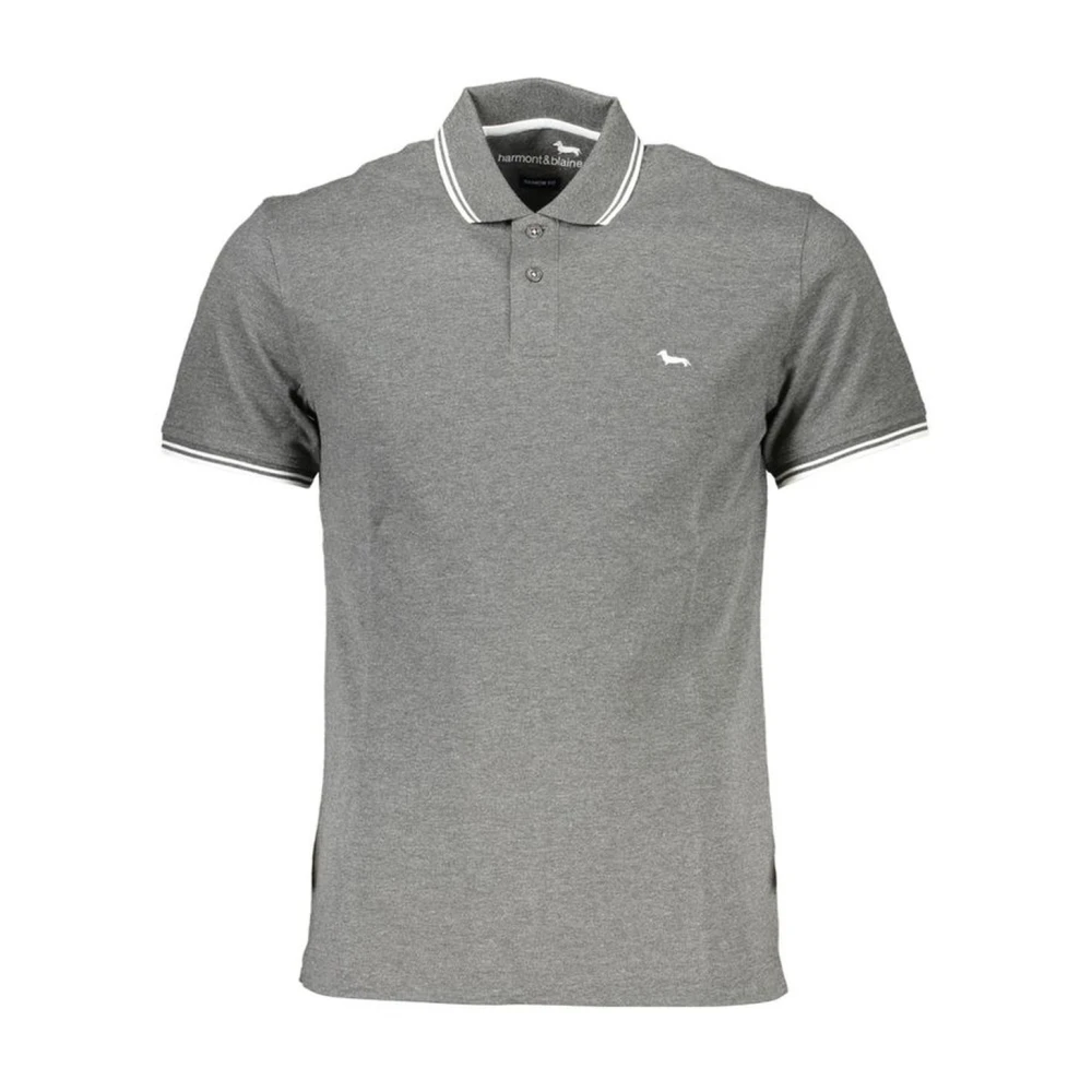 Harmont & Blaine Polo Korte Mouwen Heren Grijs Gray Heren