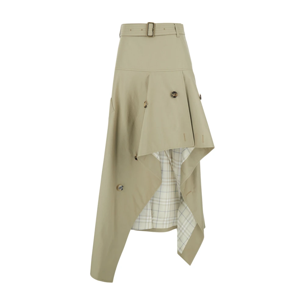 Burberry Donna Beige - Gonna Asimmetrica Heather - Skirts - S