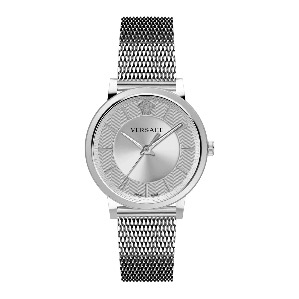 Versace Men's Gray Analog Watch V Circle Ve5a004