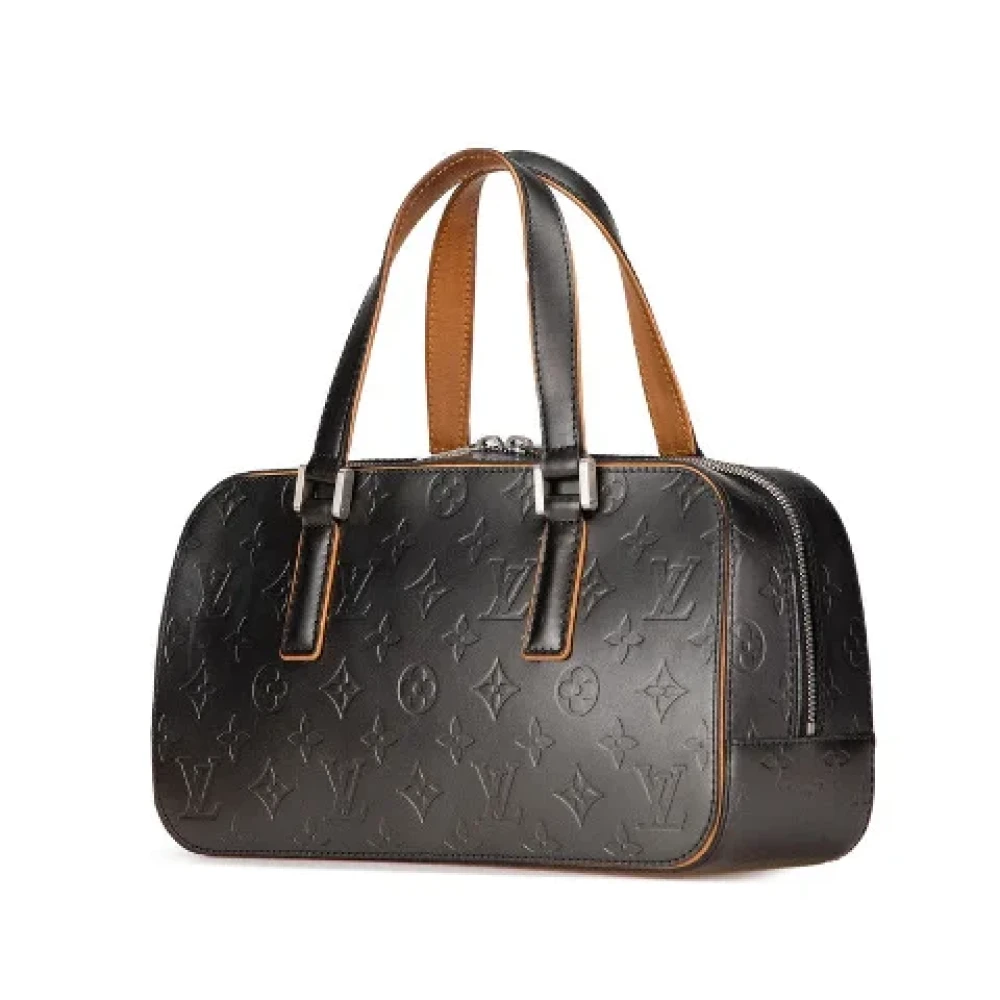 Louis Vuitton Vintage Pre-owned Leather handbags Black Dames