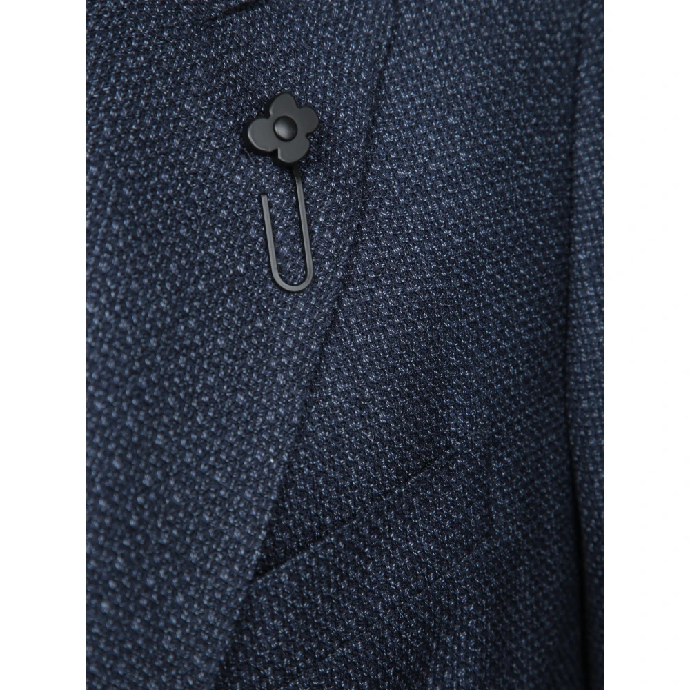 Lardini Blauwe Blazer voor Mannen Blue Heren
