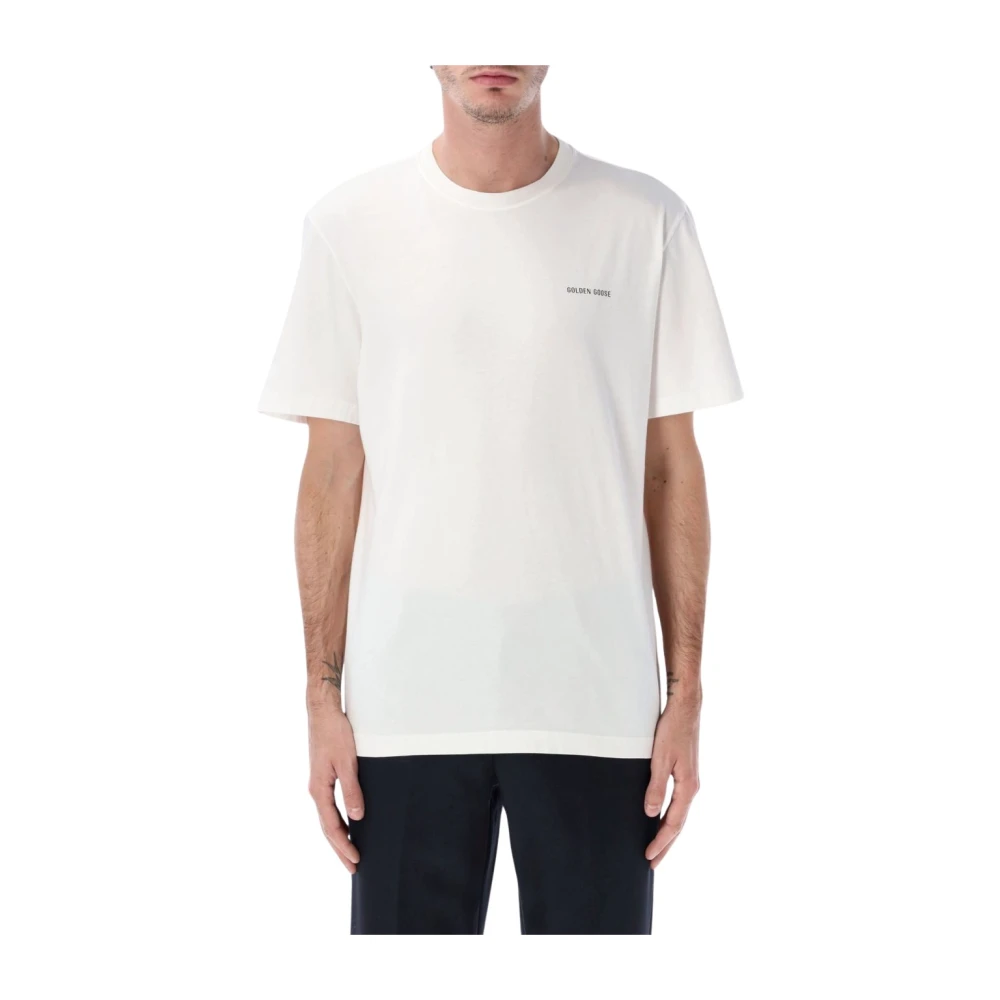 Golden Goose Uomo Bianco Top, S, New,