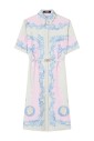 robe-chemise-multicolore-en-twill-de-soie-avec-imprime-meduse