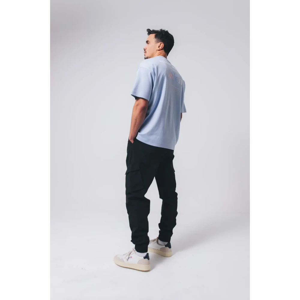 Aeden Blauwe Maïs T-shirt voor Mannen Blue Heren