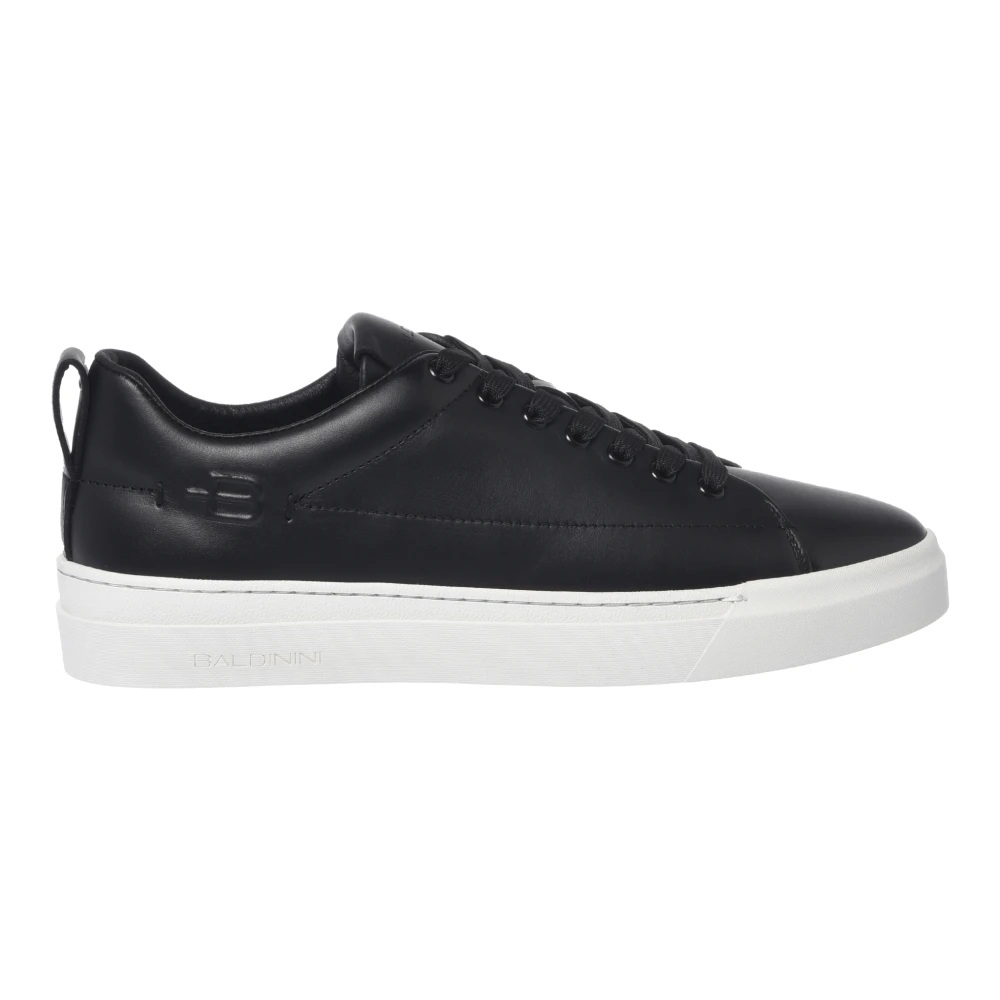 Baldinini Leather Sneaker Heren Schoenen Zwart