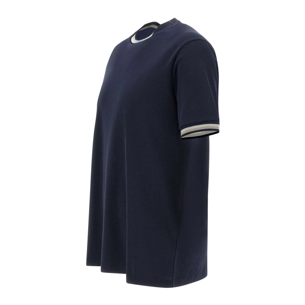 Herno T-Shirt Blue Heren