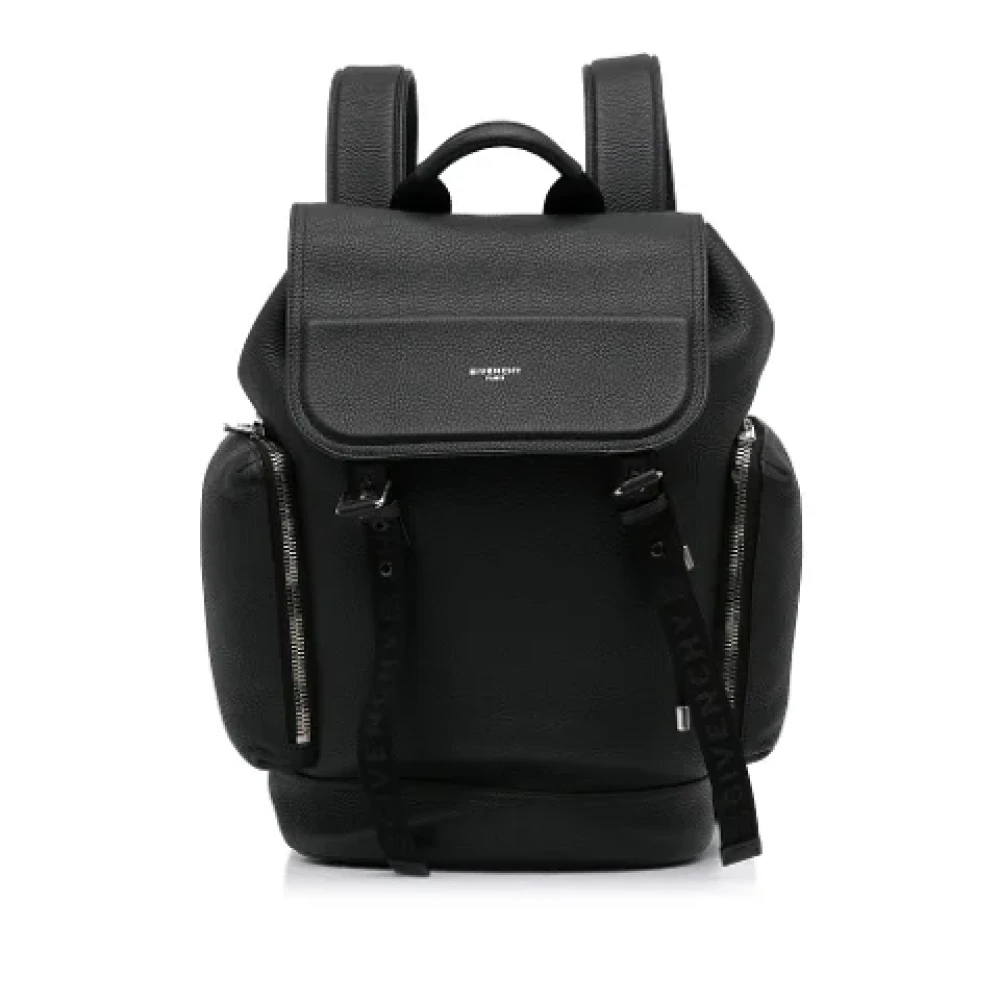 Givenchy Pre-owned Leather backpacks Black Dames