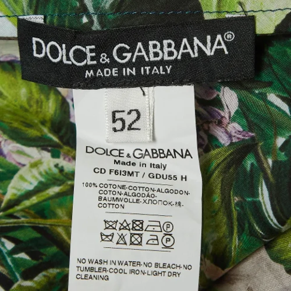 Dolce & Gabbana Pre-owned Fabric dresses Green Dames