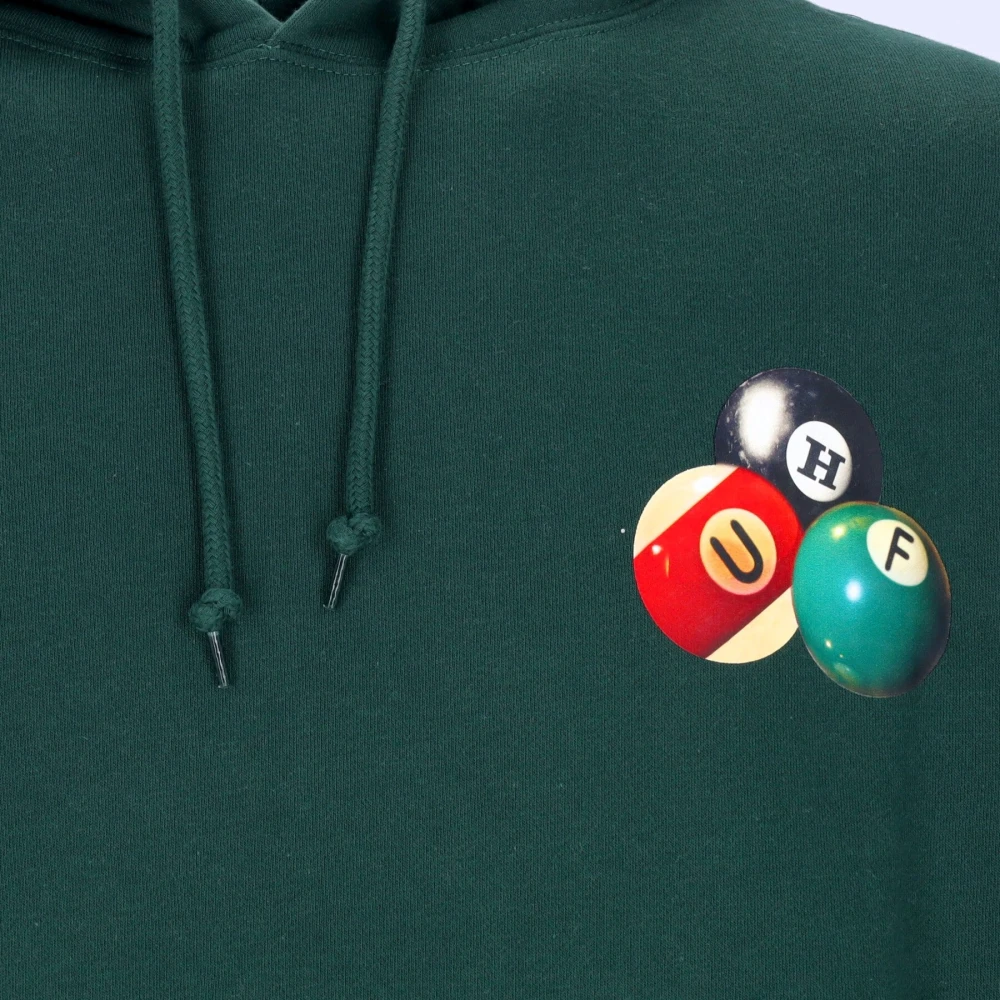 HUF Groene hoodie met kangoeroezak Green Heren