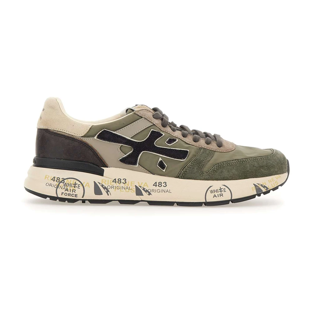 Premiata Men's Green Sneakers, 11 Uk, Mick 7720 Trainers