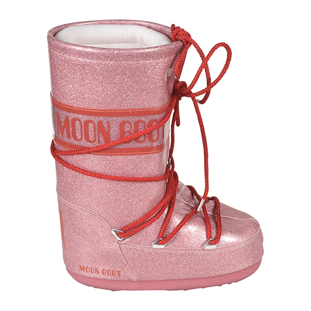 Moon Boot Rosa Vinterstövlar Pink, Pojke