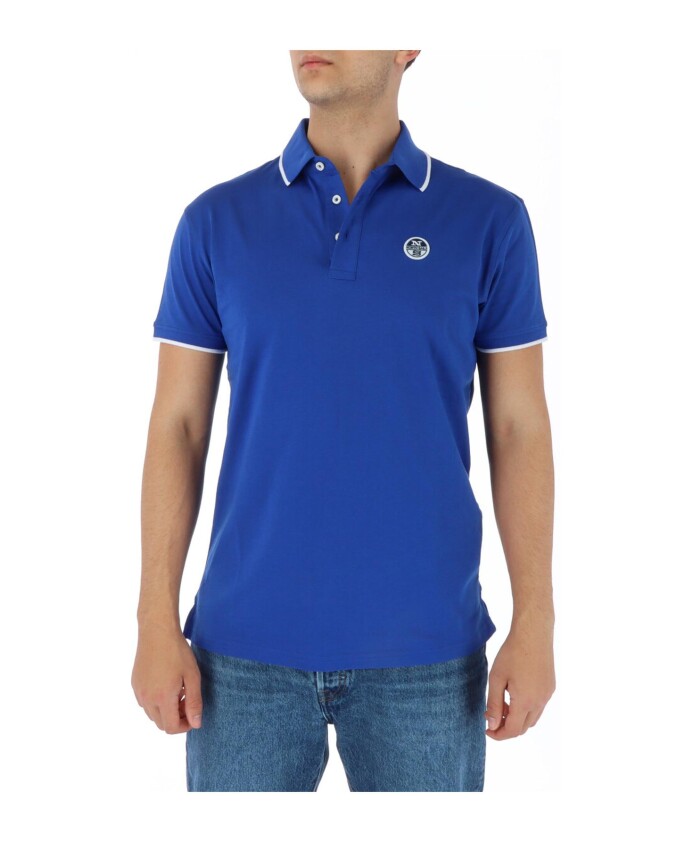 blue-short-sleeve-polo