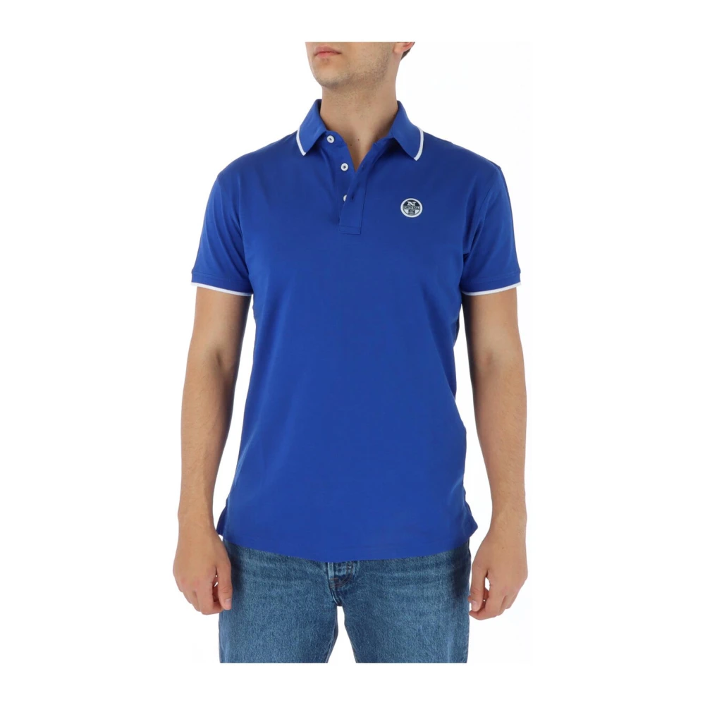 North Sails Men's Blue Short Sleeve Polo