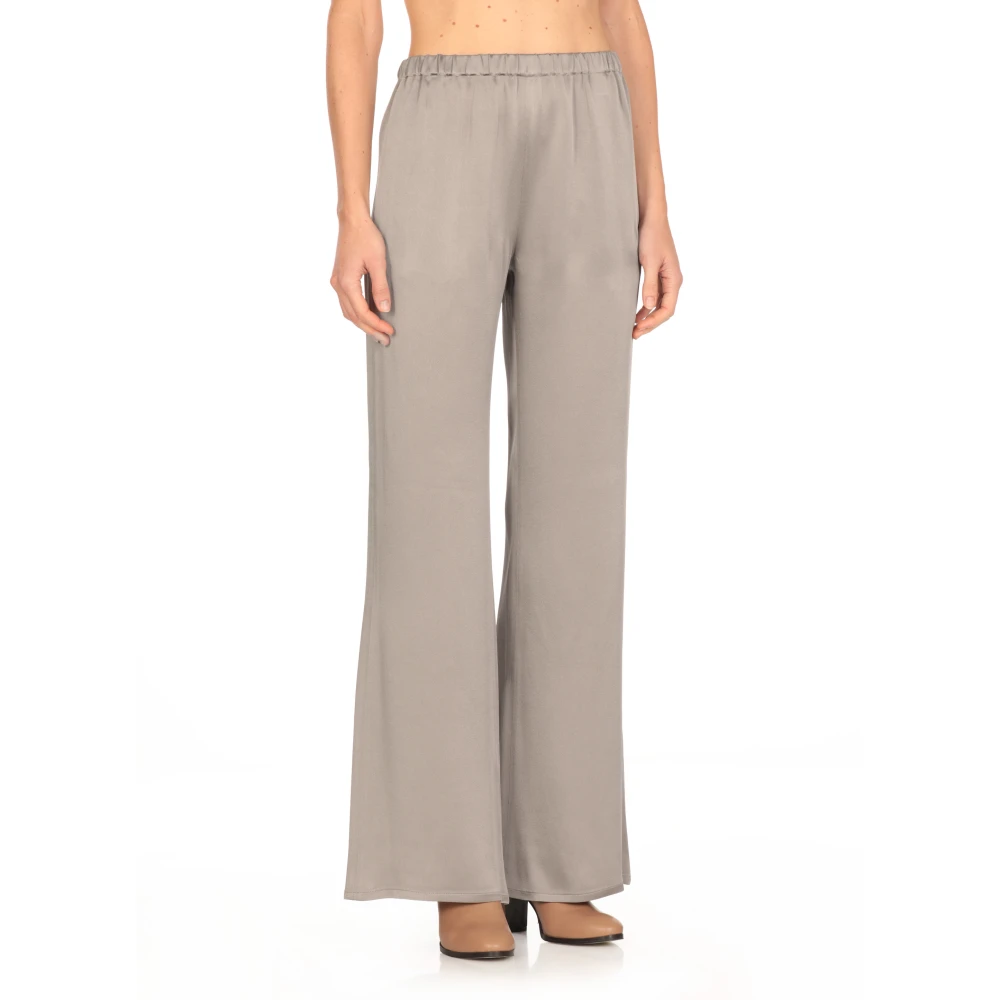 Antonelli Firenze Beige Elastische Taille Broek voor Vrouwen Beige Dames